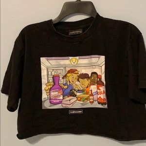 The hundreds crop top